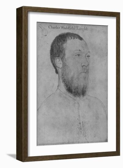 'Sir Charles Wingfield', c1532-1540 (1945)-Hans Holbein the Younger-Framed Giclee Print