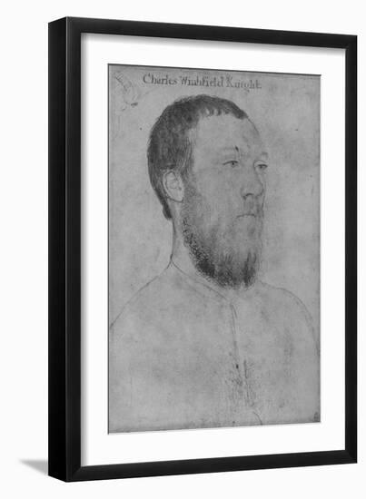 'Sir Charles Wingfield', c1532-1540 (1945)-Hans Holbein the Younger-Framed Giclee Print