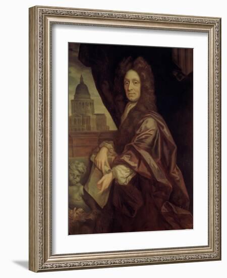 Sir Christopher Wren (1632-1723)-Godfrey Kneller-Framed Giclee Print