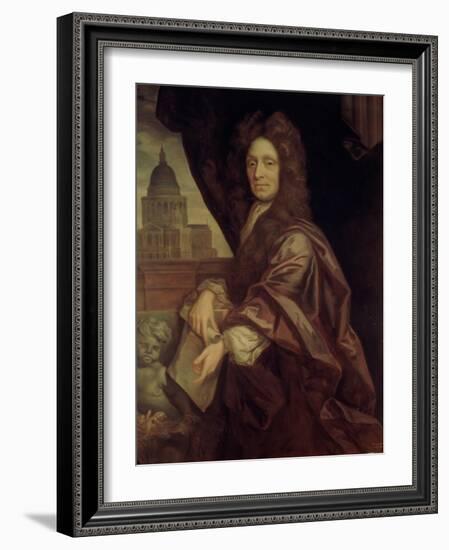 Sir Christopher Wren (1632-1723)-Godfrey Kneller-Framed Giclee Print