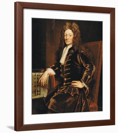 Sir Christopher Wren, 1711-Godfrey Kneller-Framed Premium Giclee Print