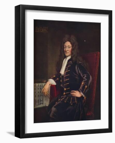 'Sir Christopher Wren', 1711-Sir Godfrey Kneller-Framed Giclee Print