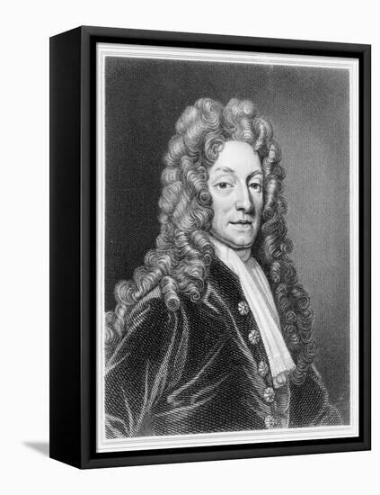 Sir Christopher Wren, English Architect, C1680-null-Framed Premier Image Canvas