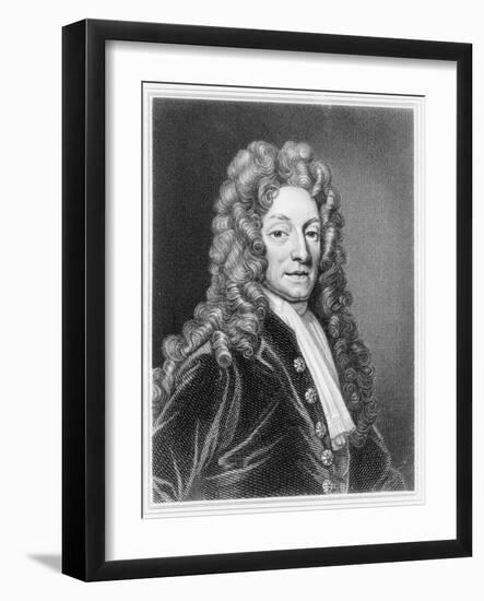 Sir Christopher Wren, English Architect, C1680-null-Framed Giclee Print