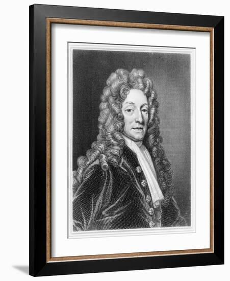 Sir Christopher Wren, English Architect, C1680-null-Framed Giclee Print