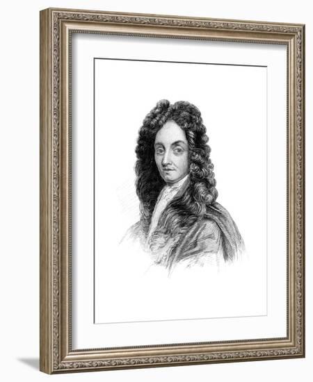 Sir Christopher Wren, English Architect, Designer, Astronomer and Geometrician-null-Framed Giclee Print