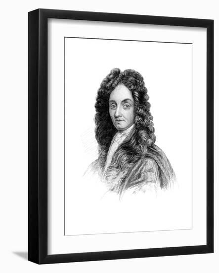 Sir Christopher Wren, English Architect, Designer, Astronomer and Geometrician-null-Framed Giclee Print