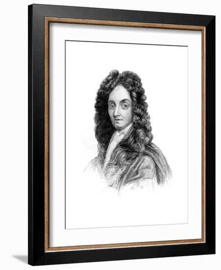 Sir Christopher Wren, English Architect, Designer, Astronomer and Geometrician-null-Framed Giclee Print