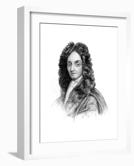 Sir Christopher Wren, English Architect, Designer, Astronomer and Geometrician-null-Framed Giclee Print