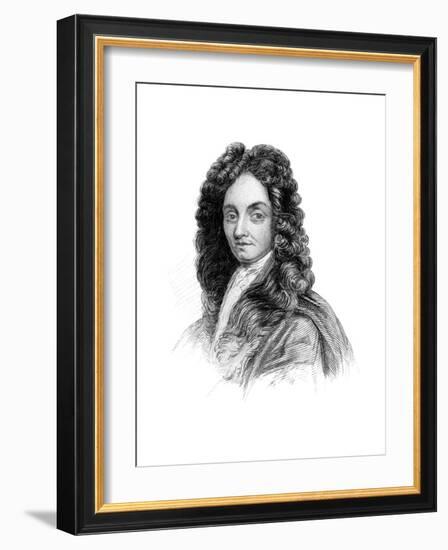 Sir Christopher Wren, English Architect, Designer, Astronomer and Geometrician-null-Framed Giclee Print