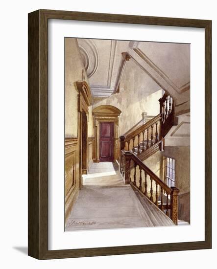 Sir Christopher Wren's House, Botolph Lane, London, 1886-John Crowther-Framed Giclee Print