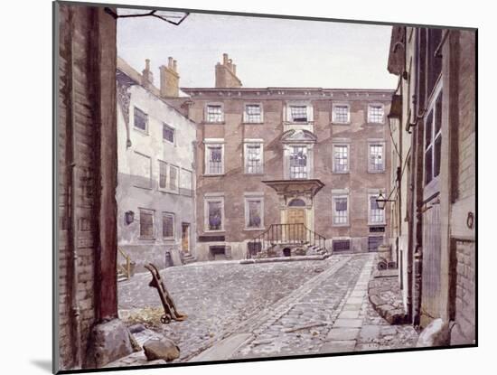 Sir Christopher Wren's House, Botolph Lane, London, 1886-John Crowther-Mounted Giclee Print