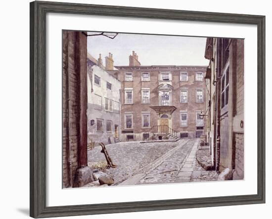 Sir Christopher Wren's House, Botolph Lane, London, 1886-John Crowther-Framed Giclee Print