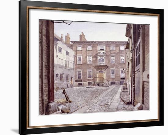 Sir Christopher Wren's House, Botolph Lane, London, 1886-John Crowther-Framed Giclee Print