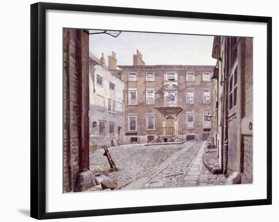 Sir Christopher Wren's House, Botolph Lane, London, 1886-John Crowther-Framed Giclee Print