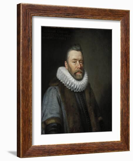 Sir Clement Edmondes, 17th Century-Daniel Mytens-Framed Giclee Print