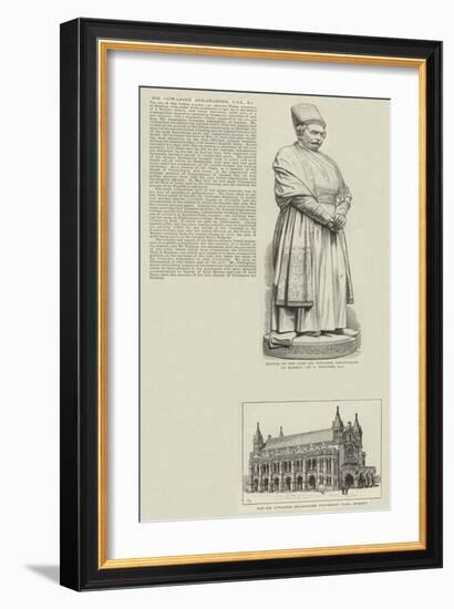 Sir Cowasjee Jehanghier, Csi, Knight-Frank Watkins-Framed Giclee Print