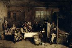 Distraining for Rent, 1815 (Panel)-Sir David Wilkie-Giclee Print