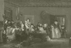 Sketch for 'The Reading of a Will', C.1820 (Oil on Board)-Sir David Wilkie-Giclee Print