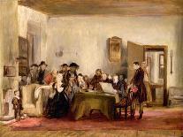Reading the Will-Sir David Wilkie-Giclee Print