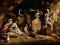 Sketch for 'The Reading of a Will', C.1820 (Oil on Board)-Sir David Wilkie-Giclee Print
