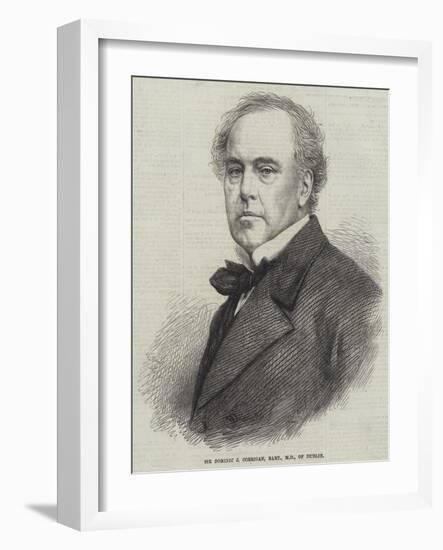 Sir Dominic J Corrigan, Baronet, Md, of Dublin-null-Framed Giclee Print