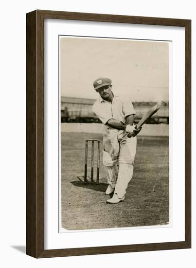 Sir Donald Bradman-null-Framed Art Print