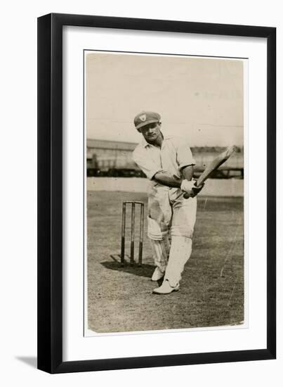 Sir Donald Bradman-null-Framed Art Print