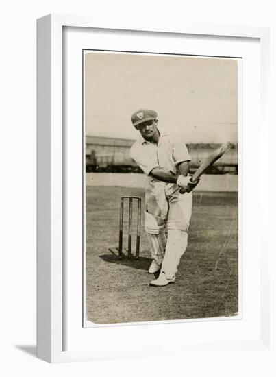 Sir Donald Bradman-null-Framed Art Print