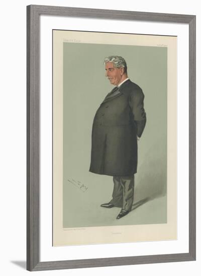 Sir Edmund Barton-Sir Leslie Ward-Framed Premium Giclee Print