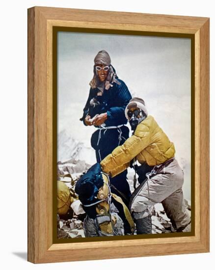 Sir Edmund Hillary-null-Framed Premier Image Canvas