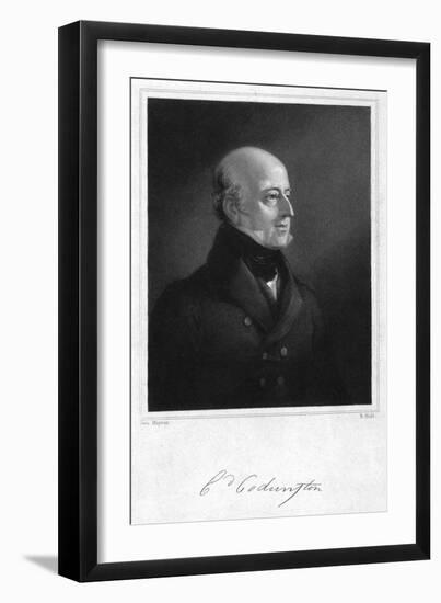 Sir Edward Codrington-George Hayter-Framed Art Print