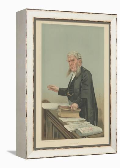 Sir Edward George Clarke-Sir Leslie Ward-Framed Premier Image Canvas