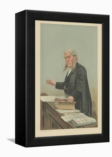 Sir Edward George Clarke-Sir Leslie Ward-Framed Premier Image Canvas