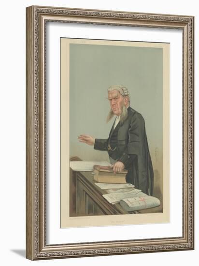 Sir Edward George Clarke-Sir Leslie Ward-Framed Giclee Print