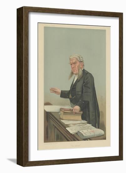 Sir Edward George Clarke-Sir Leslie Ward-Framed Giclee Print