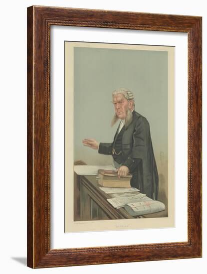 Sir Edward George Clarke-Sir Leslie Ward-Framed Giclee Print