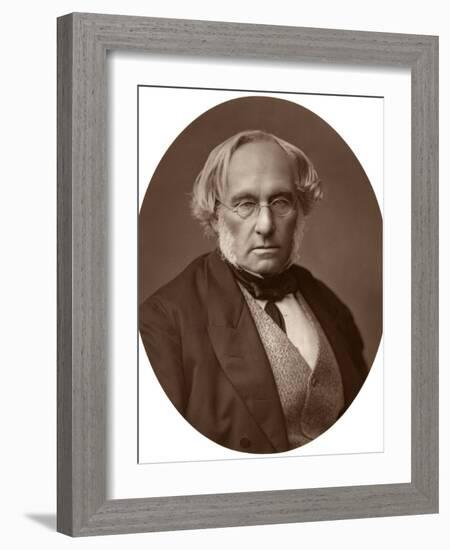 Sir Edward Sheperd Greasy, MA, Late Chief Justice of Ceylon, 1876-Lock & Whitfield-Framed Photographic Print