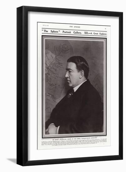 Sir Ernest Shackleton, British Antarctic Explorer-null-Framed Photographic Print