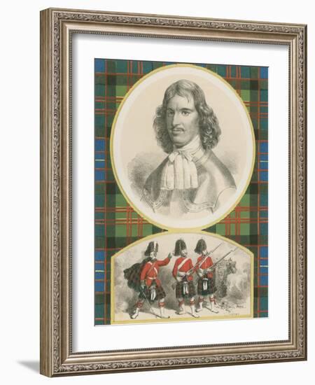 Sir Ewen Cameron of Locheil. The Seventy-Ninth, 'Or Cameron Highlanders.'-English School-Framed Giclee Print