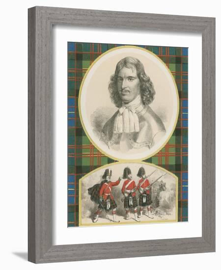 Sir Ewen Cameron of Locheil. The Seventy-Ninth, 'Or Cameron Highlanders.'-English School-Framed Giclee Print