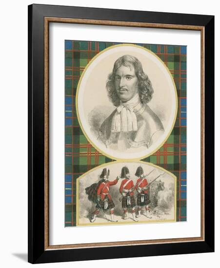 Sir Ewen Cameron of Locheil. The Seventy-Ninth, 'Or Cameron Highlanders.'-English School-Framed Giclee Print