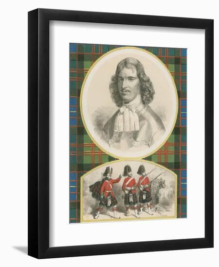 Sir Ewen Cameron of Locheil. The Seventy-Ninth, 'Or Cameron Highlanders.'-English School-Framed Giclee Print