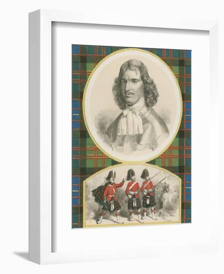 Sir Ewen Cameron of Locheil. The Seventy-Ninth, 'Or Cameron Highlanders.'-English School-Framed Giclee Print