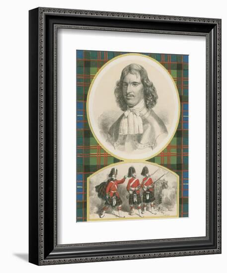 Sir Ewen Cameron of Locheil. The Seventy-Ninth, 'Or Cameron Highlanders.'-English School-Framed Giclee Print