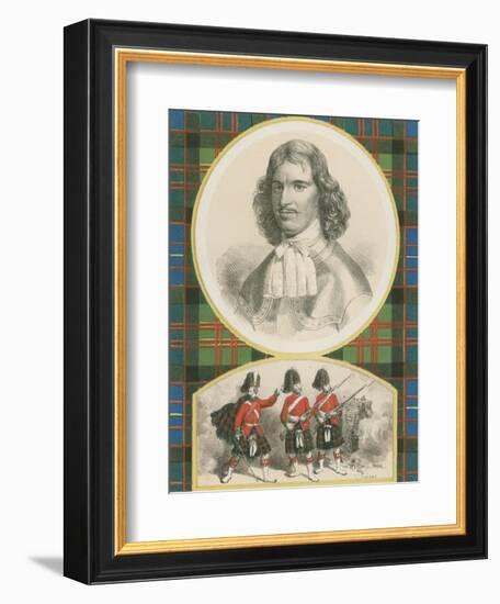 Sir Ewen Cameron of Locheil. The Seventy-Ninth, 'Or Cameron Highlanders.'-English School-Framed Giclee Print