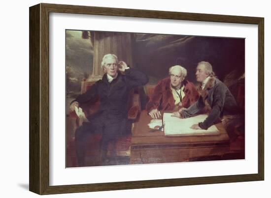 Sir Francis Baring, Banker and Director of the East India Company, with His Associates-Thomas Lawrence-Framed Giclee Print