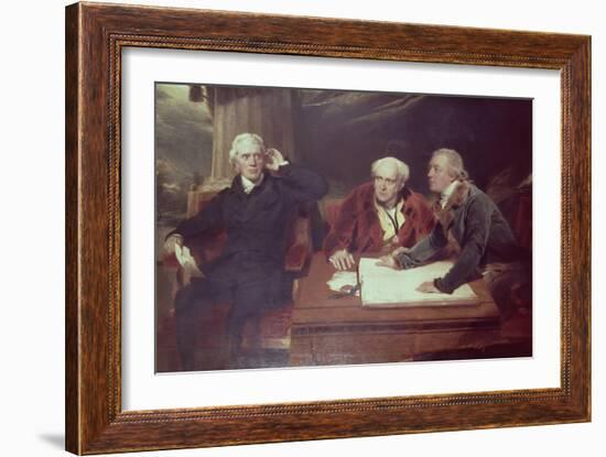 Sir Francis Baring, Banker and Director of the East India Company, with His Associates-Thomas Lawrence-Framed Giclee Print