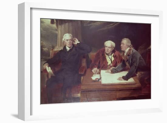 Sir Francis Baring, Banker and Director of the East India Company, with His Associates-Thomas Lawrence-Framed Giclee Print