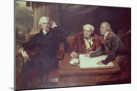 Sir Francis Baring, Banker and Director of the East India Company, with His Associates-Thomas Lawrence-Mounted Giclee Print